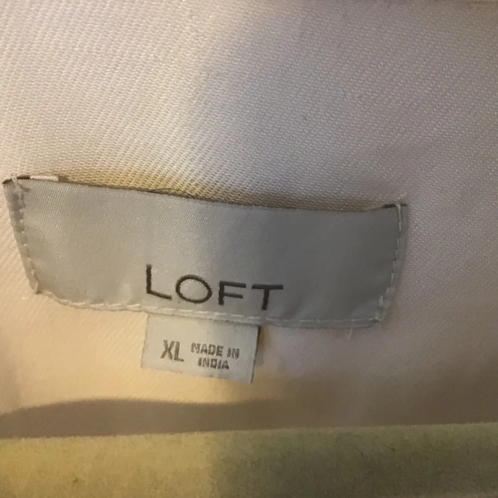 LOFT Drawstring Utility Jacket Cream XL - Picture 3 of 4